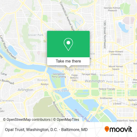 Opal Trust map