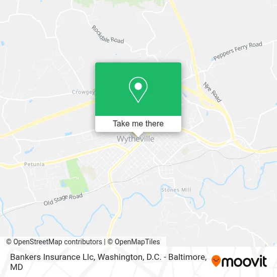 Bankers Insurance Llc map