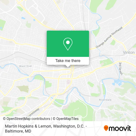 Martin Hopkins & Lemon map