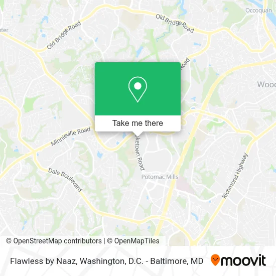 Flawless by Naaz map