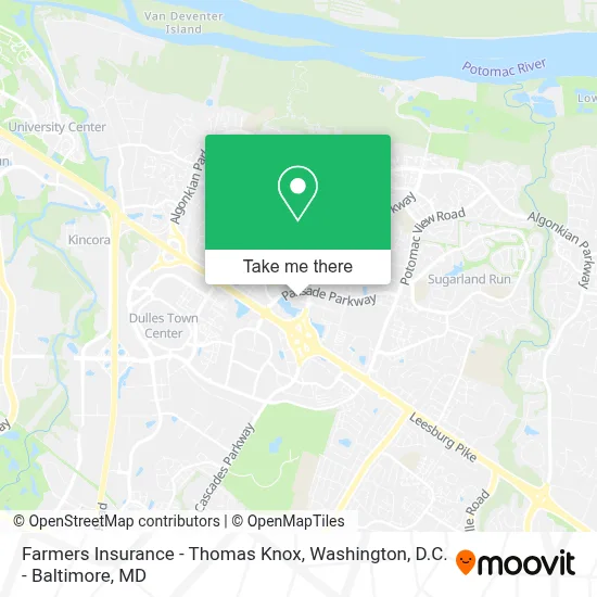 Farmers Insurance - Thomas Knox map