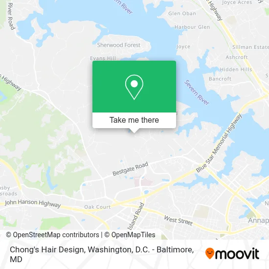Chong's Hair Design map