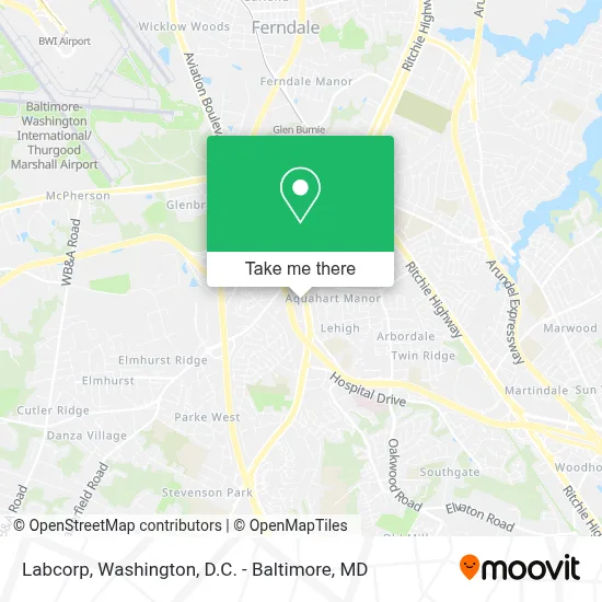Labcorp map