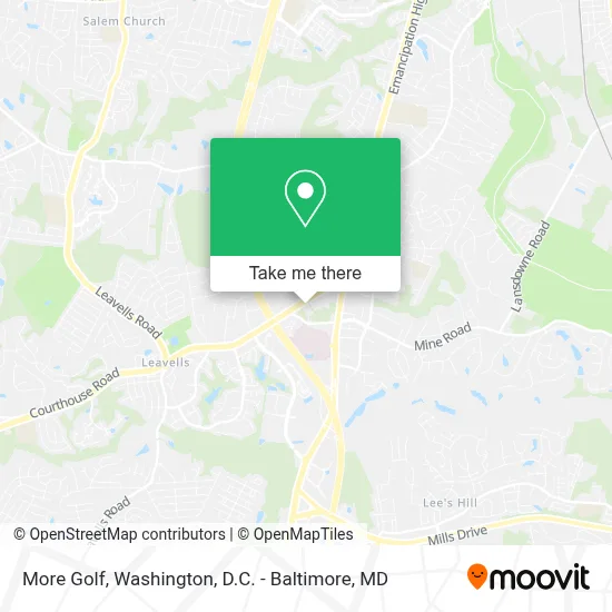 More Golf map