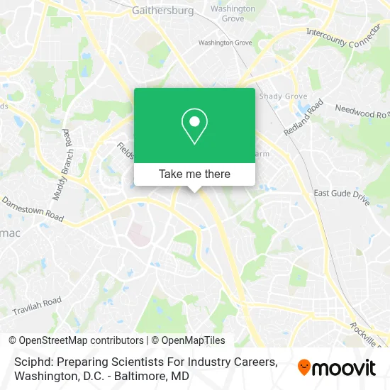 Sciphd: Preparing Scientists For Industry Careers map