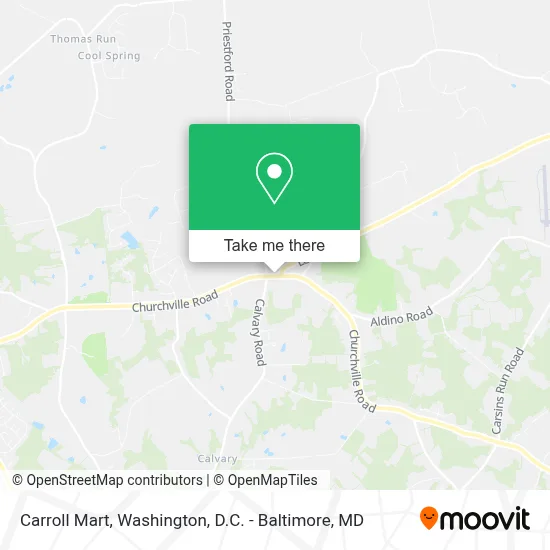 Carroll Mart map