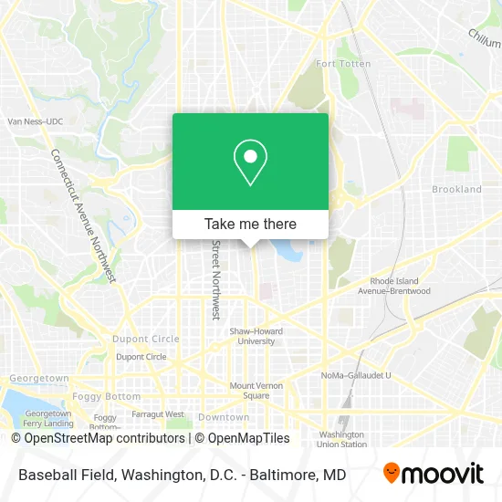 Baseball Field map