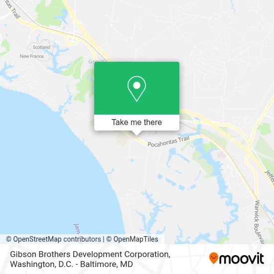 Gibson Brothers Development Corporation map