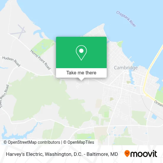 Harvey's Electric map