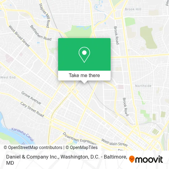Daniel & Company Inc. map