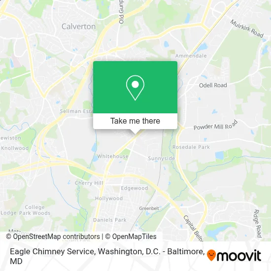 Eagle Chimney Service map