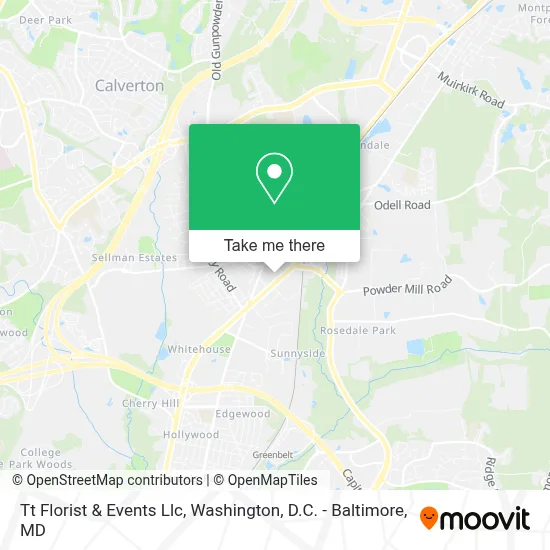 Tt Florist & Events Llc map