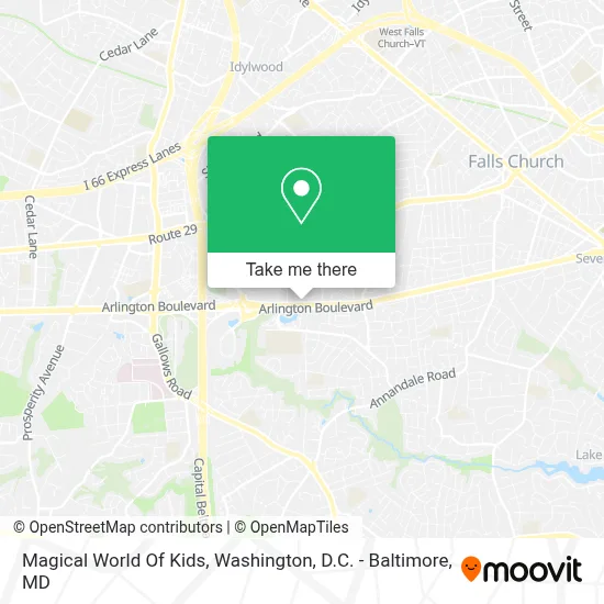 Magical World Of Kids map