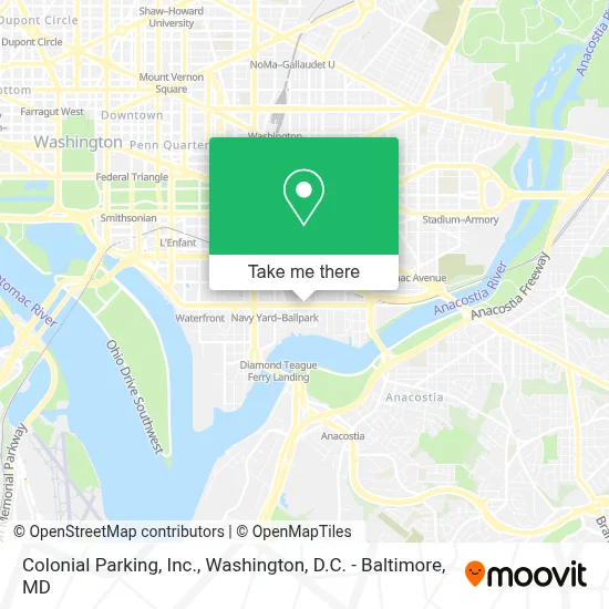 Colonial Parking, Inc. map