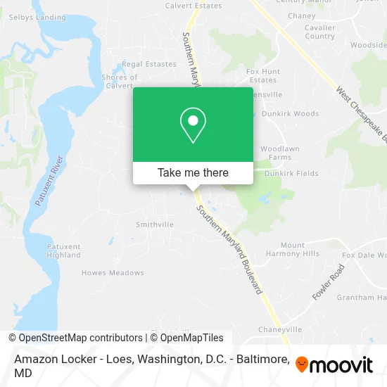 Amazon Locker - Loes map