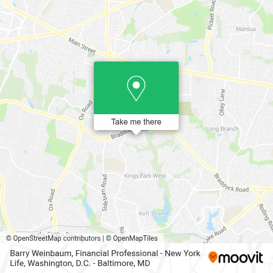 Barry Weinbaum, Financial Professional - New York Life map