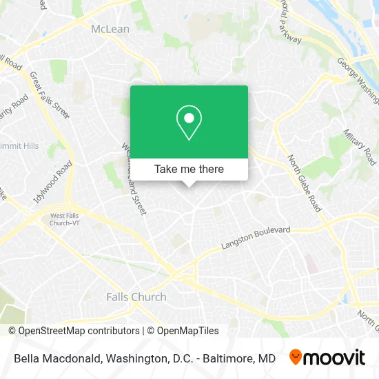 Bella Macdonald map