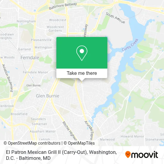 El Patron Mexican Grill II (Carry-Out) map