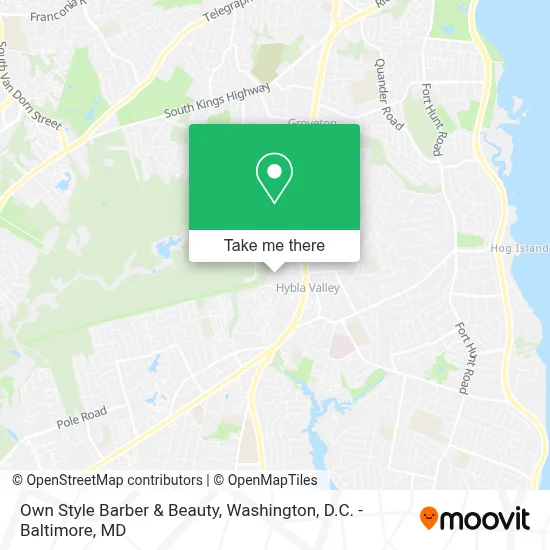 Own Style Barber & Beauty map