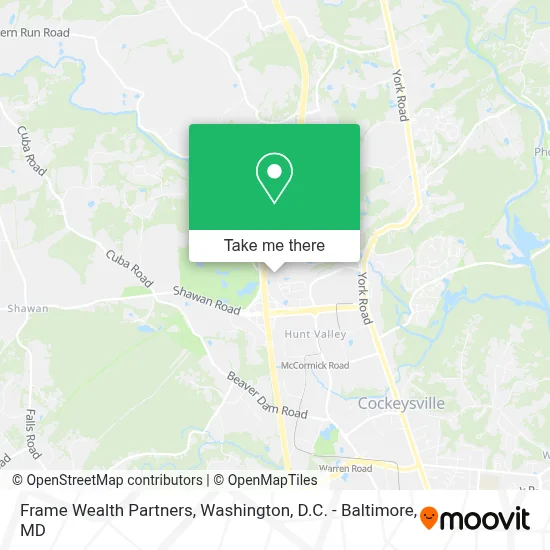 Frame Wealth Partners map