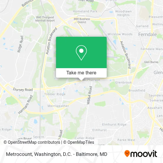 Metrocount map