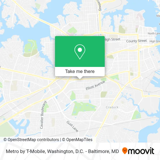 Metro by T-Mobile map