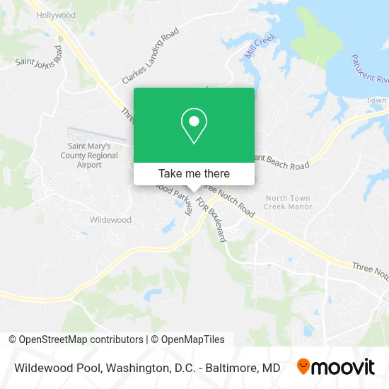 Wildewood Pool map
