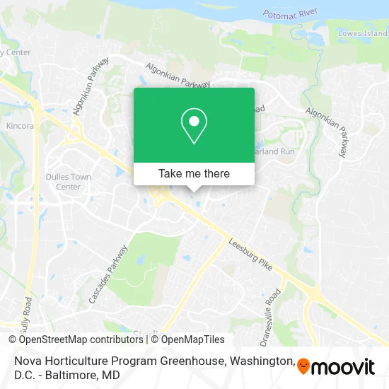 Nova Horticulture Program Greenhouse map