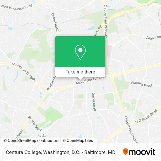 Centura College map