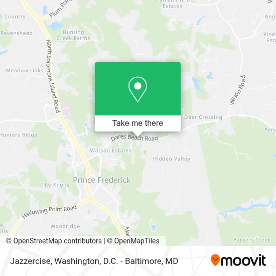 Jazzercise map