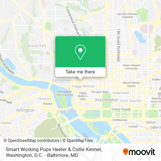 Smart Working Pups Heeler & Collie Kennel map
