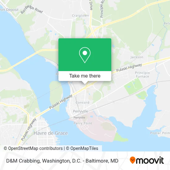 D&M Crabbing map