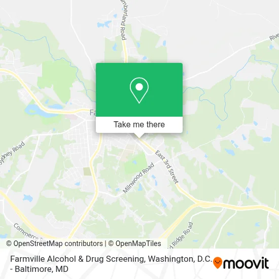 Farmville Alcohol & Drug Screening map