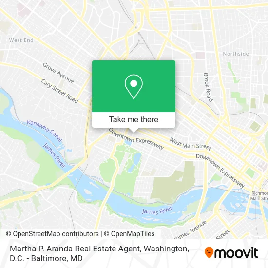 Martha P. Aranda Real Estate Agent map