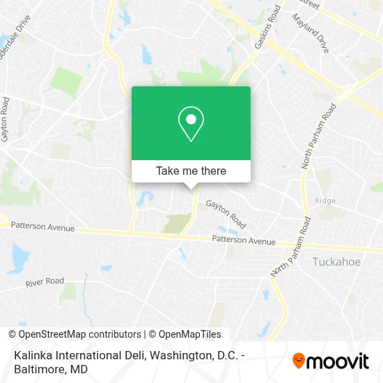 Kalinka International Deli map