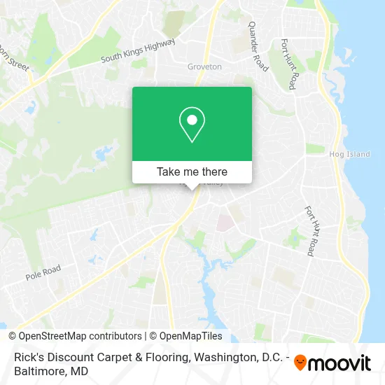 Rick's Discount Carpet & Flooring map