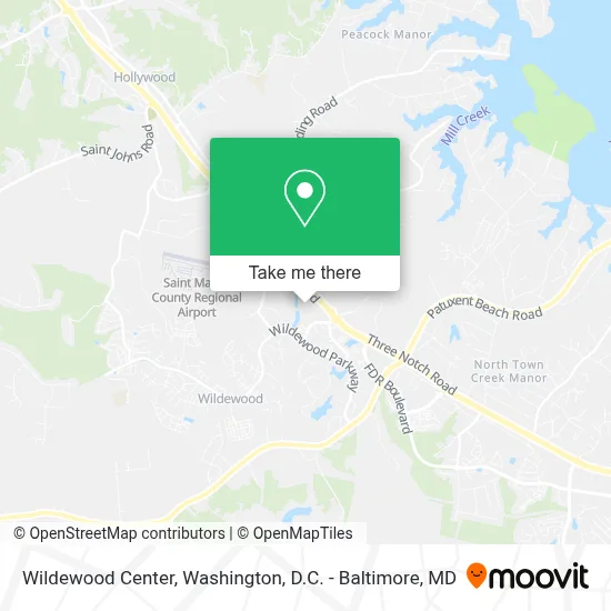 Wildewood Center map