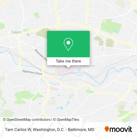 Tam Carlos W map