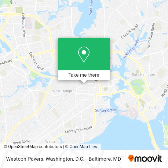 Westcon Pavers map