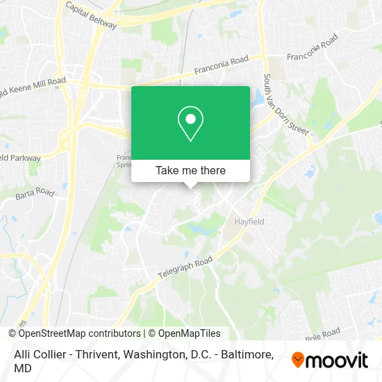 Alli Collier - Thrivent map