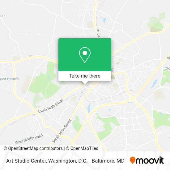 Art Studio Center map