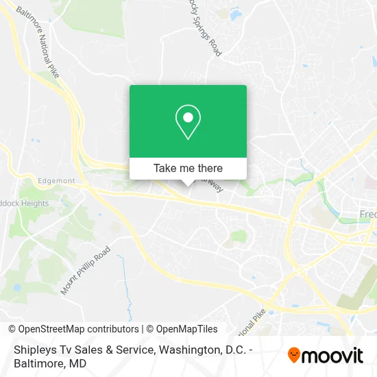 Shipleys Tv Sales & Service map