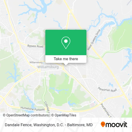 Dandale Fence map
