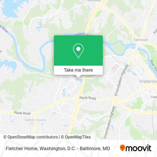 Fletcher Home map