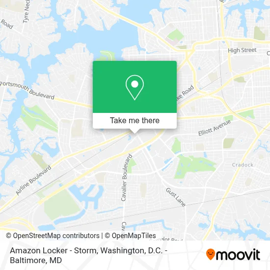 Amazon Locker - Storm map
