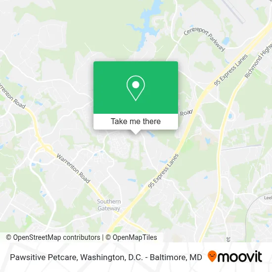Pawsitive Petcare map