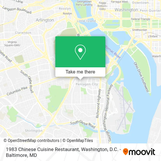 1983 Chinese Cuisine Restaurant map