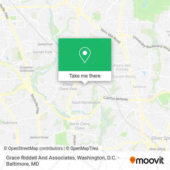 Grace Riddell And Associates map