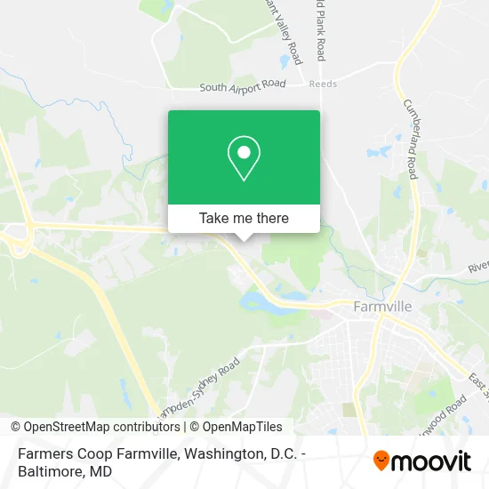 Farmers Coop Farmville map