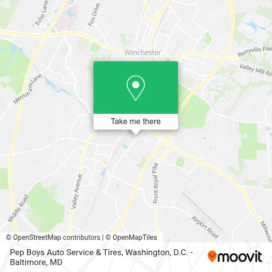 Pep Boys Auto Service & Tires map